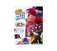 Crayola Wonder Trolls 2 Pages, Mess Free Coloring, Gift for Kids, Age 3, 4, 5, 6