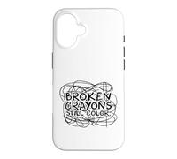 Crayon Cray Colors Child Art - Broken Crayons Still Color Case for iPhone 16