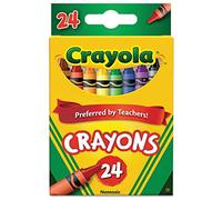 Crayon, Crayola, 24 Ct., Regular Size, Assorted Colors, Tuck Box BIN523024
