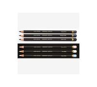 Crayon - Derwent - Artists - Black & White - Metal Box of 6 - High lightfastness