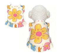 Crayon Doodle Art XL Pet Apparel for Small Dogs-Cute Summer Outfit for Puppy, Soft Breathable Pet Clothes for Cat