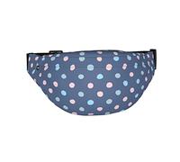 Crayon Dots Navy Blue Background Fanny Pack for Women Man, Adjustable Casual Waist Belt Bag Crossbody for Sports Travel Hiking Running Jogging