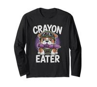 Crayon Eater Grunt French Bulldog Military Soldier Sarcasm Long Sleeve T-Shirt