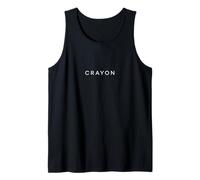 Crayon Minimalist Text Artist Teacher Tank Top