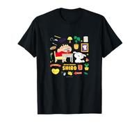 Crayon Shin-chan happy!shiro Shin-chan study T-Shirt