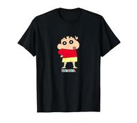 Crayon Shin-chan Shin-chan is a Popular Person T-Shirt, Men, Black, Large