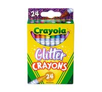 CRAYOLA Crayons CT. Glitter, Multi, 24 Count (Pack of 1)