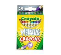 CRAYOLA Crayons CT. Metallic, Multi, 24 Count (Pack of 1)