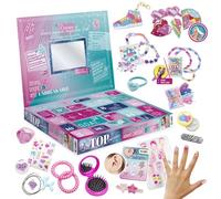 CRAZE Advent Calendar 2025 for Girls - Fashion DIY Set with Diamond Painting, Loom Bands, BFF Beads, Sticker Nails & Accessories - Creative Craft Fun for Young Fashionistas, Gift Idea for Girls 6+