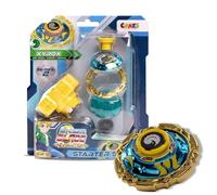 CRAZE Blade Battle Spinner Starter Set Evolution Xyrox - Metal Spinning Top Very Robust with Launcher and Rip Cord