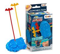 CRAZE Blade Launcher Pack for Battle Spinning Top Starter + 2 x Rice Lines for Blade Spinning Top Metal Children's Toy Boys Spinning Top for Children Children Colourful 39922