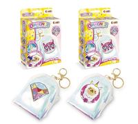 CRAZE DIAMONDZ 2 Pack Bags - Diamond Painting Kits for Girls Alpaca and Diamond Pattern, Mini Backpack Keychain with DIY Diamond Sticker for Kids