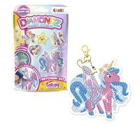 CRAZE DIAMONDZ Keychain Set Galupy Unicorn - Diamond Painting Children's Keyring Set, DIY Diamond Painting Craft Set, Mosaic Making for Children
