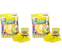 CRAZE Magic Slime Bag Surprise - SpongeBob SquarePants Slime Toy Set, Colourful Non-Sticky Slime for Kids with Mystery Figure, Gift for Sponge Bob Fans (Pack of 2)