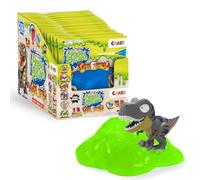 CRAZE MAGIC SLIME Dinorex Slime for Kids 18 x 75ml Bags - Kids Slime, 1 Small Dinosaur Toy - 6 Random Colours, Alternative to Play Dough - Fun Gifts and Party Favours for Boys & Girls Ages 3+