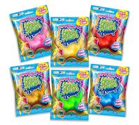 CRAZE Kids Slime Pack: 6 x 75ml Bags, Premade, Safe for Kids, Slime for Children, Random Colors