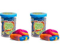 CRAZE MAGIC SLIME POOUPSIE Noise Putty 100g - Funny Slime Toy in Can for Kids Age 3+ - Safe Non-Sticky Play Dough Style Putty - Prank Slime Set and Fun Birthday Gift Idea (Pack of 2)