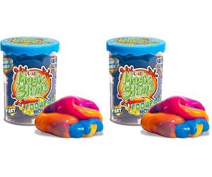 CRAZE MAGIC SLIME POOUPSIE Noise Putty 100g - Funny Slime Toy in Can for Kids Age 3+ - Safe Non-Sticky Play Dough Style Putty - Prank Slime Set and Fun Birthday Gift Idea (Pack of 2)