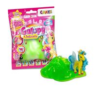 CRAZE MAGIC SLIME, Slime for Kids, 75 ml Slime Bag, with Galupy Unicorn Surprise Figure for girls, 6 Random Colours, No Waste, Easy to clean, Random Figure