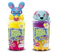CRAZE MAGIC SLIME Yummies - 85 ml Colour-Mixed Slime with Sucker Character Burggie & Ghetti, slime Toy for Kids