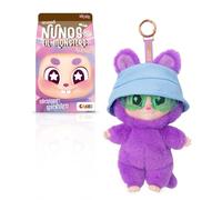 CRAZE NUNOS Lil’ Monsters Plush Toy - Kawaii Plushies in Milkshake Pack, Soft Toy Keyring with Outfit & Sunglasses, Collectible Plushes & Keychains Cute