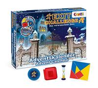 CRAZE Premium 24720 Christmas Advent Calendar 2020 EXIT Challenge Escape Game for Girls and Boys with exciting Content and Toys, Colorful German Language