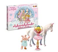CRAZE Princess Lillifee Advent Calendar 2025 - 24 Surprise Toys with Figures, Accessories & Jewellery - Magical Countdown Calendar for Girls - Christmas Gifts for Kids