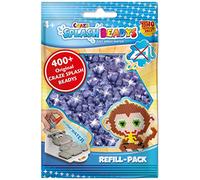 CRAZE Splash Beadys Refill-Pack Purple Glitter Violet Craft Water Beads Refill Set 11812