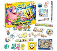 CRAZE SpongeBob SquarePants Kids Advent Calendar 2025 - 24 Surprises with Figures, Games, Stationery, Stickers & Fidget Toys - Christmas Countdown Calendar Gift Idea for Kids