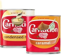 Crazee Deal Condensed Milk Bundle with Caramel and Sweetened Milk, 397g Each, 2 Pack