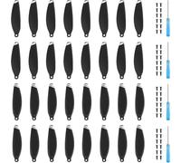 Craznick 32pcs Propellers for DJI Mini 4K, Mini 2, Mini SE, Mini 2 SE Replacement Prop Blades Spare Propeller Blade Low Noise Wings for DJI Mini 4K 2 SE Accessories Silver