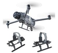 Craznick Mavic 4 Pro Landing Gear - Foldable Landing Legs Height Extended Bracket Quick Release Extension Feet Protector Kit for DJI Mavic 4 Pro Drone Accessories