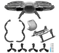 Craznick Neo 2 Propellers Prop Blades - with Anti-Collision Propeller Guards Protector Foldable Landing Gear Legs Gimbal Lens Cover Camera Cap Extension Feet for DJI Neo 2 Drone Accessories