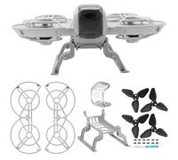 Craznick Neo Drone Accessories - Propellers Prop Blades Guard Protectors Landing Gear Legs Quick-Release Extension Gears Kit Gimbal Lens Camera Protective Cover for DJI Neo Fly Accessories