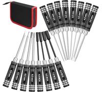 Craznick RC Hex Screwdriver Tool Set: 4*Hex Driver 8*Screwdrivers 4*Nut Wrench Repair Tool Kit Socket Screwdrivers for RC Quadcopter Helicopter FPV Drone Car Airplane