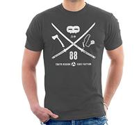 Crazy 88s Ishii Faction Kill Bill Men's T-Shirt Charcoal