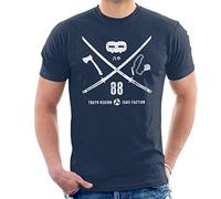 Crazy 88s Ishii Faction Kill Bill Men's T-Shirt Navy Blue