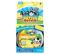 Crazy Aaron's Better Butter Thinking Putty, Buttery Smooth Texture, Yellow, 2.1 oz (60g), Ages 3+