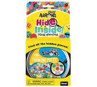 Crazy Aaron's Hide Inside!® Mixed Emotions Thinking Putty® Clear Putty with Hidden Pieces - Non-Toxic, Never Dries Out