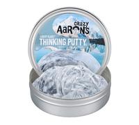 Crazy Aaron's Thinking Putty 4 Inch Tin 3.2 oz - See-Through Putty Soft Texture - Never Dries Out