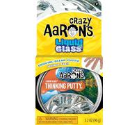 Crazy Aaron's Thinking Putty - Liquid Glass - See-Through Putty for Kids and Adults in a 4" Tin - Creative and Endless Fun, Stress Relief Therapy Toys, Never Dries Out