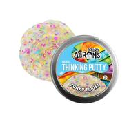 Crazy Aaron's Thinking Putty- Mini Tin - Funky Fidget - Clear Sensory Putty for Kids and Grown ups - 2" Tin - Creative and Endless Fun, Stress Relief Therapy Toys, Never Dries Out