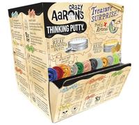 Crazy Aaron's Thinking Putty, Treasure Surprise Mystery Mini Tins with Real Diamond Dust and Pirate's Gold, Collectible 12 Varieties - blind - you never know what you might get!