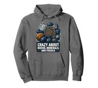 Crazy about Rocks, Minerals Fossils Teacher Student Geology Pullover Hoodie