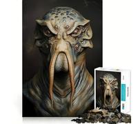 Crazy Alien Portrait 1000 Piece Puzzle For Adults Decompress Game Vivid Color Playful Challenge Festive Gift (38x26cm)