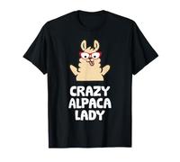 Crazy Alpaca Lady Pet Women Alpaca T-Shirt
