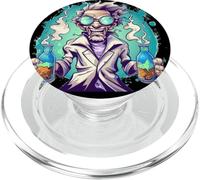 Crazy and mad Chemist Costume for Adults and Kids PopSockets PopGrip for MagSafe