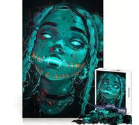 Crazy Anime Girl Jigsaw Puzzles for Adults 1000 Pieces Restful Game Accurate Cut Family Bond Fine Art (38x26cm)