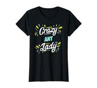 Crazy Ant Lady - Funny Ant Value Graphic T-Shirt, Women, Black, M