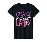 Crazy Archery Lady Girl Archery T-Shirt